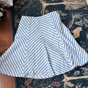 Ann Taylor Blue and White Women’s Skirt
